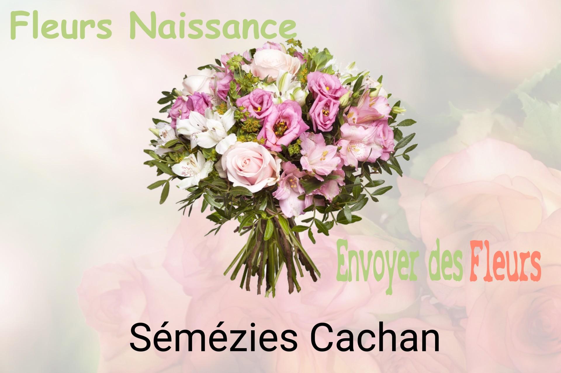 Bouquet de fleurs de naissance livré à Sémézies-Cachan